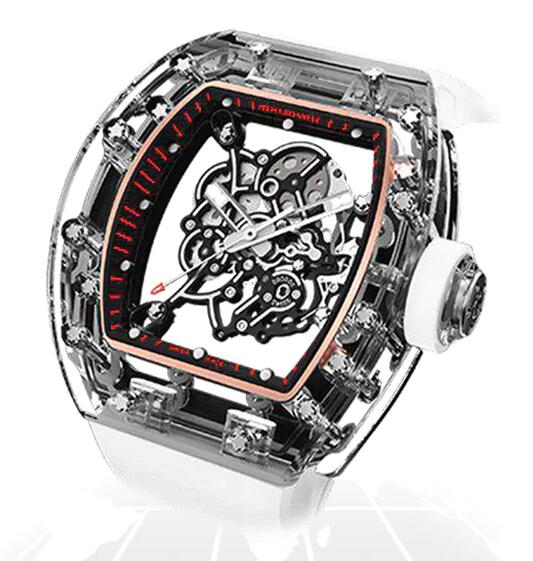 Best Richard Mille RM055 SAPPHIRE "A55 MIDNIGHT AND RUBY" Replica Watch